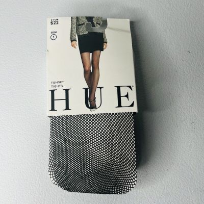 NWT HUE Fishnet Tights Size 1 Black 1 Pair Pack U5823